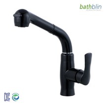 블랙 원홀 주방 수전 305B, 단품, 단품