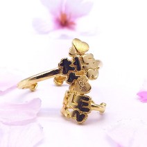 돌자비 아기돌잔치 선물 하트첫돌 아기돌반지 3.75g+돌팔찌 7.5g