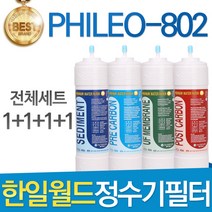 현대큐시스 W2-360E 고품질 정수기 필터 호환 전체세트, 선택3 - 14인치 양방향 전체세트(1+1+1+1=4개)