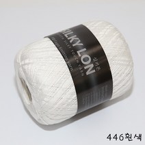 더울 목도리 뜨개 털실 레이온 모달 실키론, 446.흰색