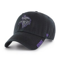47 Brand MINNESOTA VIKINGS BLACK HUDDLE CLEAN UP