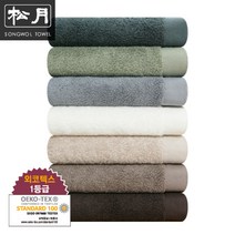 송월타올 호텔수건 210g 40수 코마사 레아, 올리브, 1장