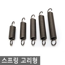 JS커머스 다용도 고리 스프링 철두께 2mm 두께 12mm 용수철 가구 diy 철물, SR004.선택 4 - 스프링 고리형 9cm