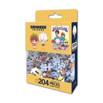 예림당 샌드박스프렌즈 팬시 퍼즐 204조각 렛츠 파티, 혼합, 204피스