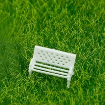 비오스 테라리움 미니어쳐 화이트 벤치 3종 중 1p, 소(S)