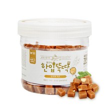 펫토리아 한입뚝딱 국내산 대용량 져키 덴탈 껌 강아지간식 500g, 1개, 한입뚝딱 강아지간식/통간식 오리와 치즈 300g