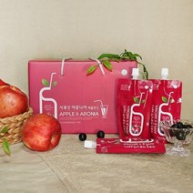 올댓리빙 사과즙 사과랑 아로니아 착즙주스 110mlx14포, 1개