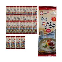 소표 즉석칼국수 2인분 (스프첨부), 250g, 16개