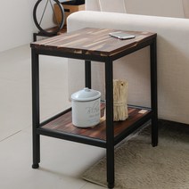 푸른우드 원목 미니 침대협탁 멀바우LPM 협탁, 소노클린원목