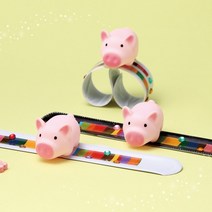 [아트랄라]꼬마피그팔찌만들기(4개)신년만들기돼지만들기요술, 단품, 상세 설명 참조