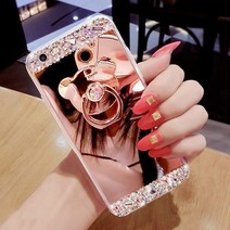 베어큐빅 베어 스탠드 큐빅 미러 핸드폰케이스 휴대폰 케이스