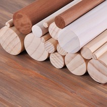 만물트럭 목봉 무료재단 나무봉 DIY 마크라매재료 원목봉 우드봉 목재, 목봉 2.5cm - 길이 80cm