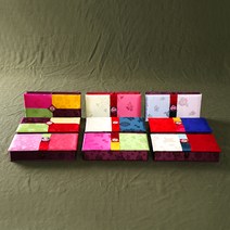 아진보자기 예단함, 홍색남색