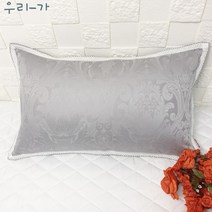 우리가 순면100% 샤틴60수 빅토리아 푹신한 수제 아동 라텍스 메모리폼 베개커버3050(커버만)