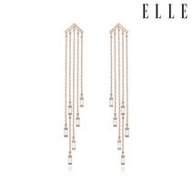 [엘르주얼리] 14k 샹들리에롱귀걸이 (gold pin) ELGPEE056