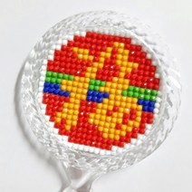 조이십자수 손거울 열쇠고리패키지 보석자수패키지 비즈diy 큐빅십자수 보석 십자수, [보석] 아크릴손거울(보석자수)-복(福)-ydb0149, 1세트
