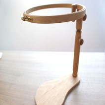 원목 원형 좌식 수틀 25cm, 1개