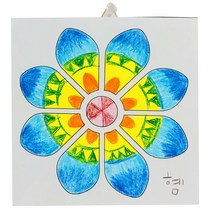 꼬매아트 플라워 종이액자 만들기