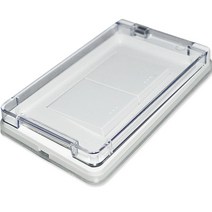 방우 방우스위치 방수스위치 욕실스위치2구 국산스위치 심플스위치 예쁜스위치, 1개