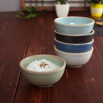예쁜 핸드메이드도자기 그릇홈세트 소야 아름 공기(밥그릇), 블루