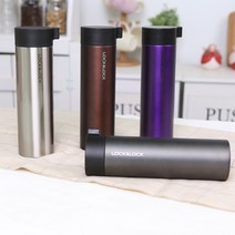 SS1807 락앤락 노브 텀블러 400ml 브라운 LHC4121