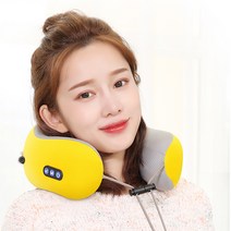 꾹꾹이 피넛 충전식 무선 목안마기, 02.꾹꾹이 목마사지기(블랙)