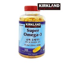 커클랜드 시그니춰 슈퍼 오메가3 180정 x 2개, 단품