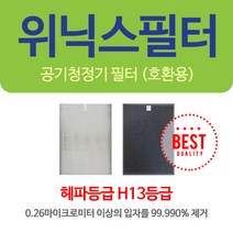 스마트필터 위닉스 공기청정기 필터 전모델, 1세트, FAC-0012