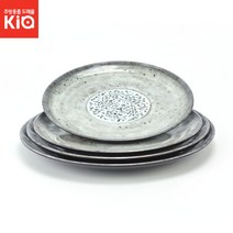 원형접시 플라워 멜라민 앞접시 돌산 그릇 DS-6480, 원형접시 플라워 DS-6484