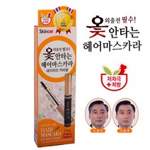 스킨애 옻 안타는 새치머리커버 헤어마스카라, 검정, 1개