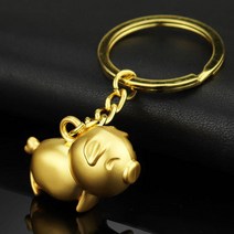 도매창고 황금 돼지 열쇠고리 키링 키홀더