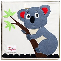 하주글로벌 장난감 정리함 아이방 수납 리빙박스 공간박스 수납함, 코알라(소), 1개