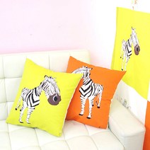 리빙데코 쥬오렌지 쿠션커버2장세트 주문제작상품