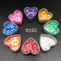 펀스토리 슬라임재료 슬라임토핑 슬라임만들기 슬라임 유리 페이퍼 글리터(15~20g), 퍼플