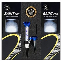 [넥센] 세인트프로 SAINTPRO 6구-306 골프공 골프세트 선물세트 3피스 로고인쇄