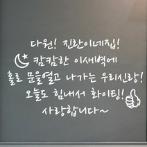 페이퍼스토리 보틀스티커 네임 물통 물병 알파벳 영문 오리발스티커 아이방스티커 현관문스티커 인테리어 포인트 레터링 F08.화이팅 스티커, 그레이