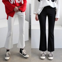 하늘바라기 여성용 기본 부츠컷 레깅스 팬츠