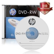 [HP] DVD-RW 4x 4.7GB 슬림케이스 (1개) - 공DVDRW, DVD-RW 4x 슬림케이스 (1개)