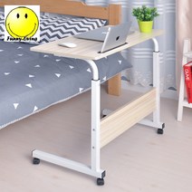 스탠딩 데스크 키다리 서서 웰빙 사이드 접이 책상 테스크 헬스 테이블, 사이드80폰포켓-아이보리