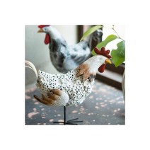 JD6316 빈티지 철재 닭 인형 1p-나린아토[무료배송], A검은닭