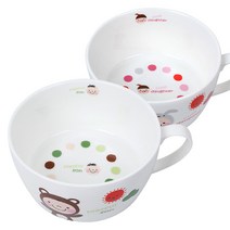 포스아트 삼성도자기 유아식기 패밀리 도리스 라면기, 여아