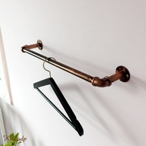 코코디피 수도배관 튼튼한 파이프 옷가게 옷걸이 행거 디스플레이 인테리어 소품, 50cm 브론즈붓칠