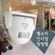 LINELIFE 출입구 알람 가게 상점 무선 도어벨 차임벨 방문 센서 알림음 손님 사람 인체 감지 출구 입구