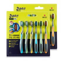 메디안 트리플 솔루션 칫솔 미세모 12개, 1개