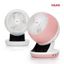 한경희생활과학 [HAAN] 인공지능 포터블 에어써큘레이터 HC-D380U, 스윗핑크