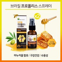 애플트리김약사네 브라질 프로폴리스 스프레이 항균 구강건강 마누카꿀 함유 수용성, 2병, 30ml