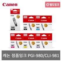 캐논 PGI-980 CLI-981 정품잉크 TS6290 TS8190 TS8290, PGI-980PGBK[표준용량]_검정/안료, 1개