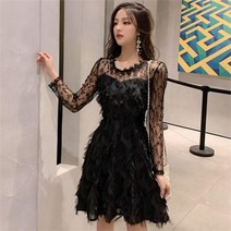 떳다그녀엠버 레이스 원피스