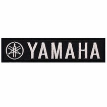 예스와펜 D719 - YAMAHA 블랙 사각 마크 패치 와펜
