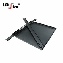 랜스타 [50029] 슬라이드 서버랙 전용선반 410(W)X500(D)-검정 LS-750HS LS-1200HS LS-1800HS LS-2000HS 전용 랙선반, LS-SSHE-7520HS 슬라이드선반